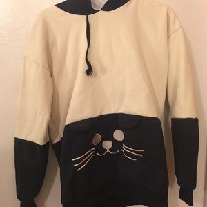 Cat sweater hoodie